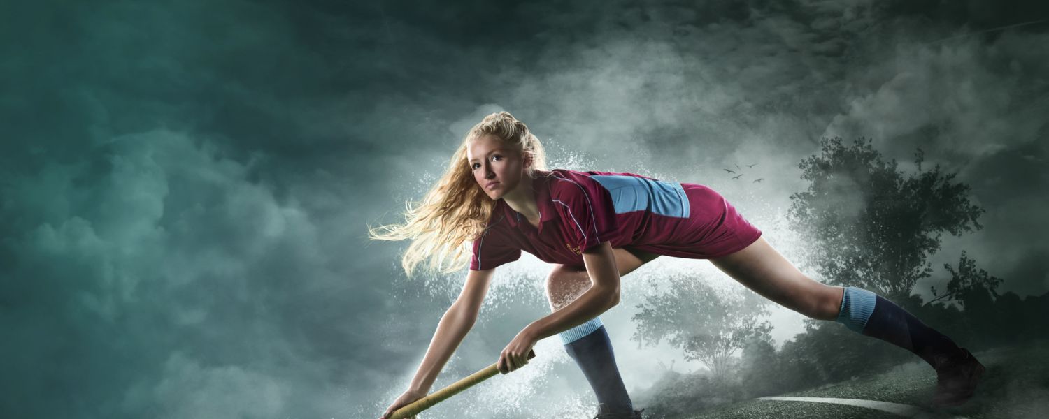 sportswear hockey dramatic shot