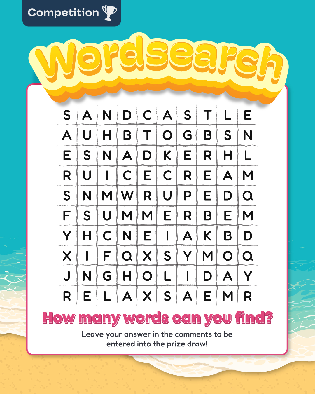 summer wordsearch