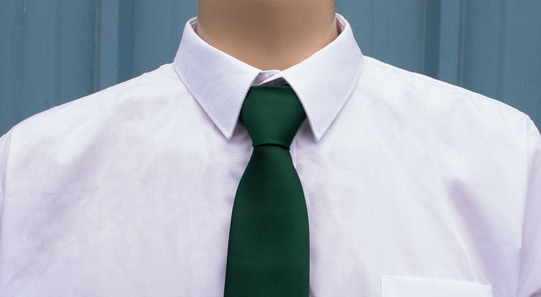 half windsor tie knot shirt