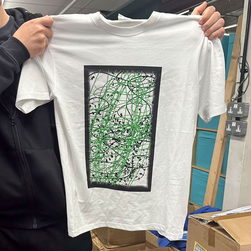 abstract tee