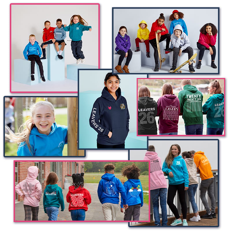 Leavers hoodie collage