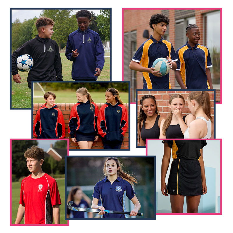 sportswear lifestyle collage