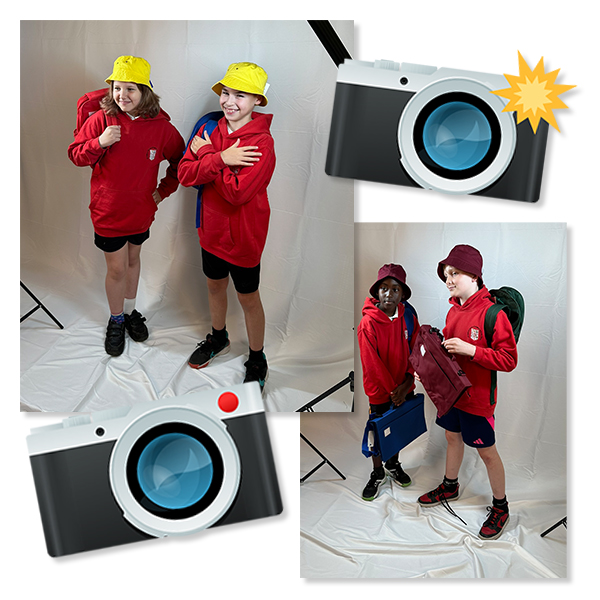 photo shoot studio uniform children