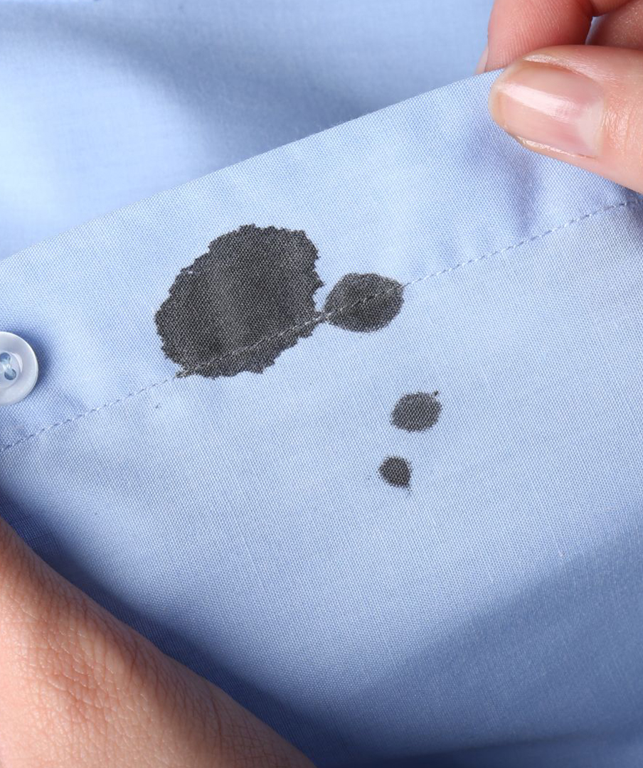 ink leak on shirt
