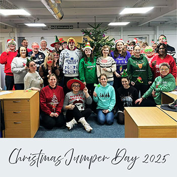 Christmas Jumper Group Photo