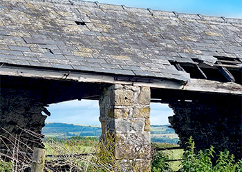 Old crumbling building