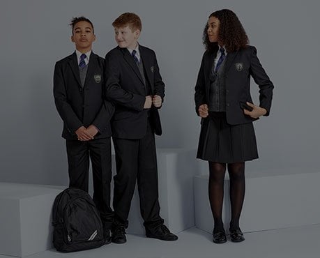 secondary children wearing blazers