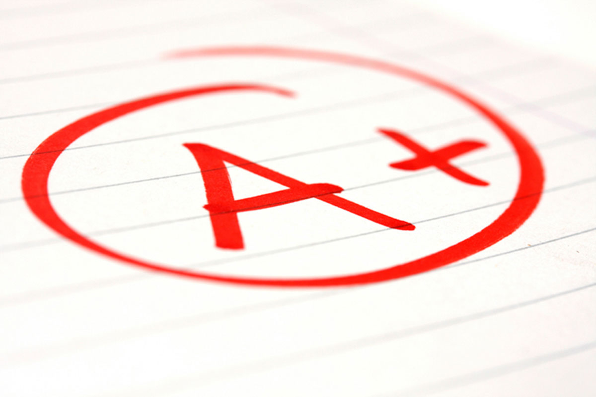 a plus grade