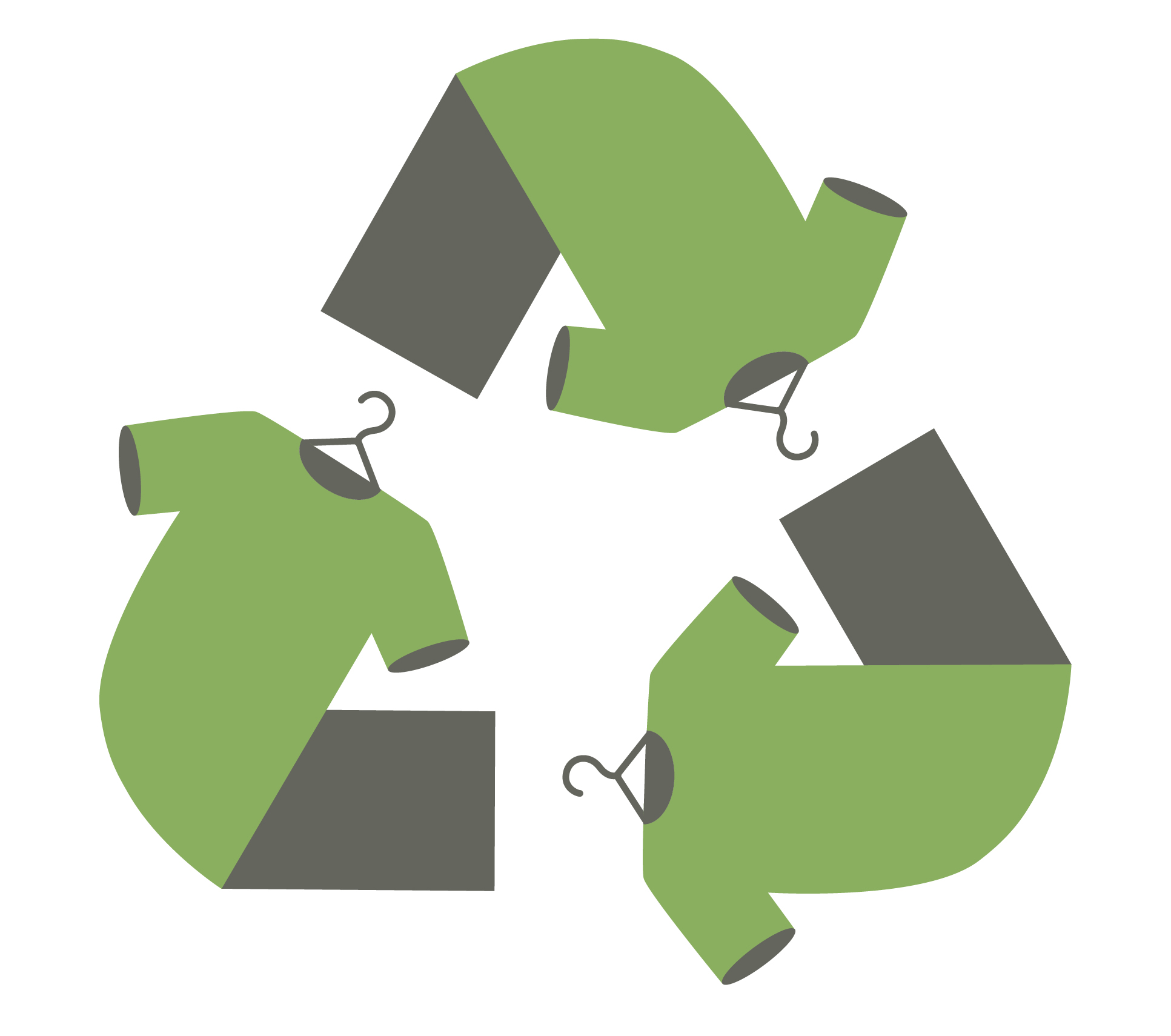 recycled clothes graphic