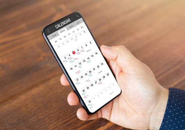school calender smartphone