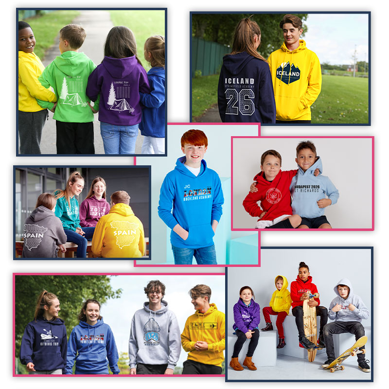 trip hoodie collage