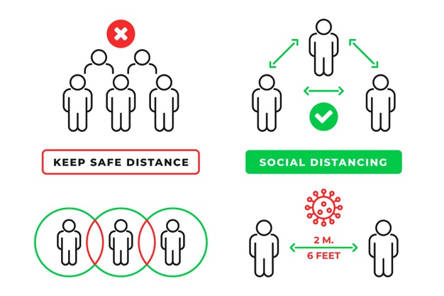 keep safe distance social distancing