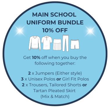 uniform bundle 10 per cent off