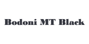 Bodoni MT Black
