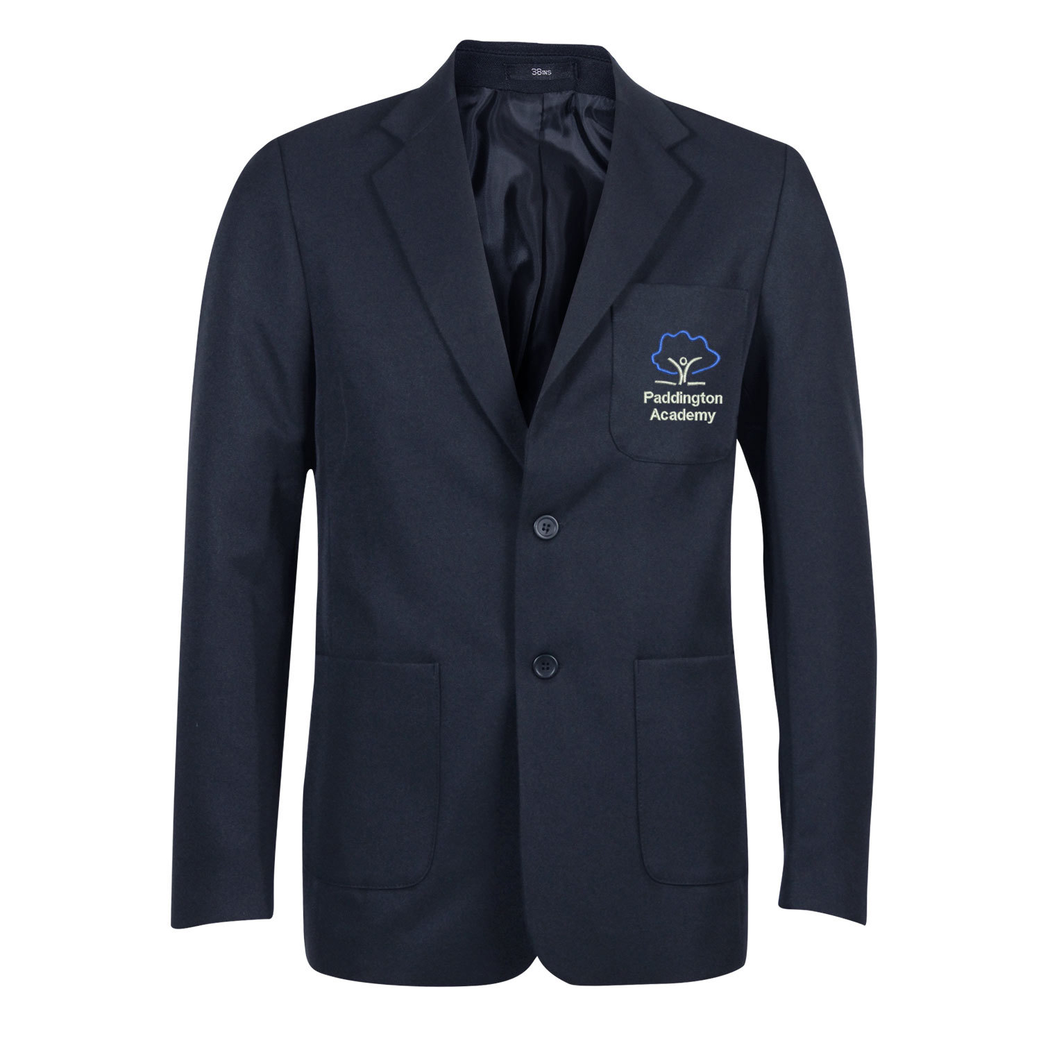 St Andrews Academy Boys Poly Braided Blazer Black main image 1