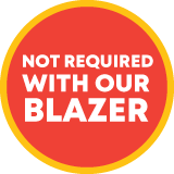 Sticker - Not required with our Blazer