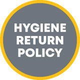 Sticker - Hygiene Return Policy