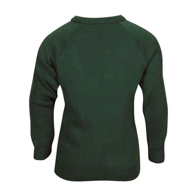 V-Neck Knitted School Jumper