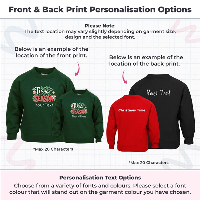 Tis The Season Christmas Sweatshirt - Child