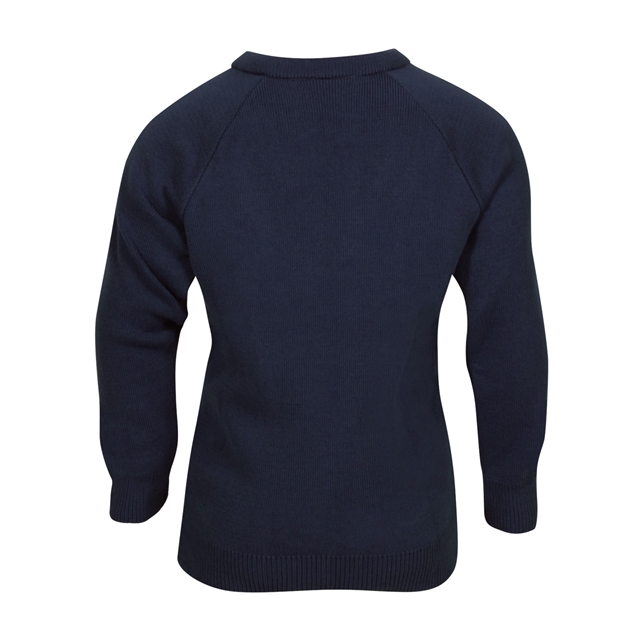 Dark Navy V-Neck School Jumper