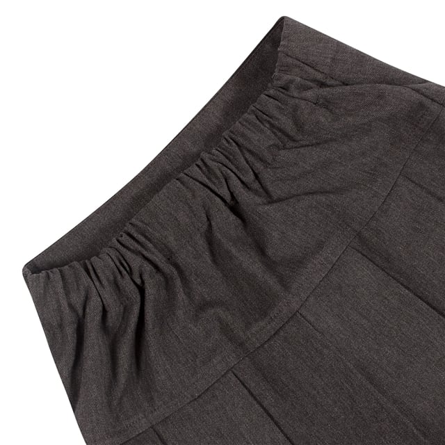Grey Junior Pleated School Skirt