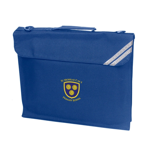 St Nicholas C of E Primary School Bookbag with Strap