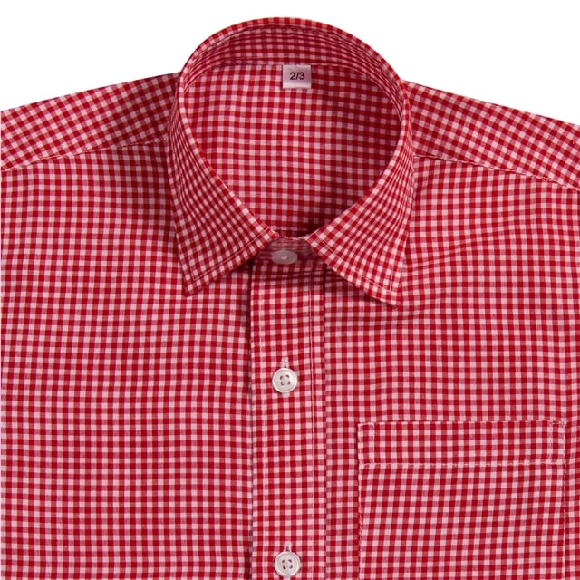 Esher Church School Short Sleeve Checked Shirt