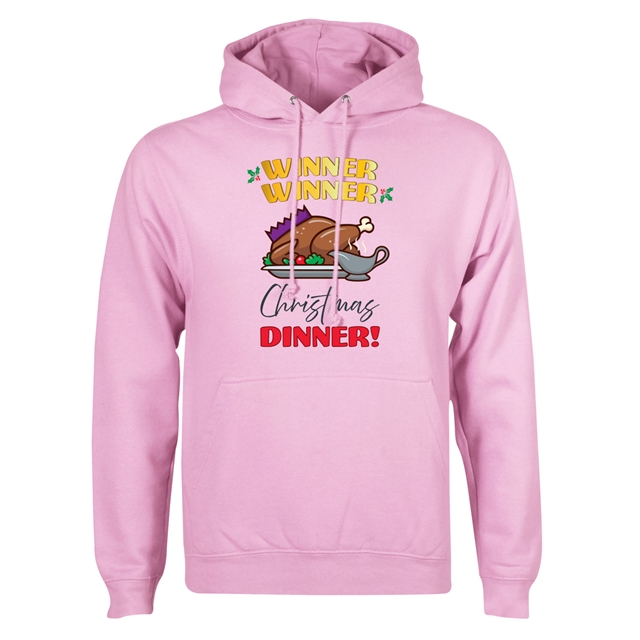 Winner Winner Christmas Dinner Hoodie - Adult