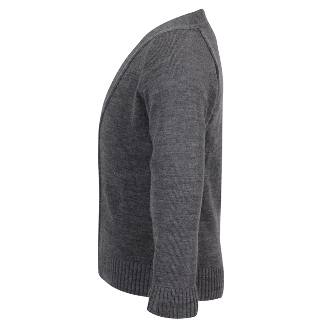 Grey Knitted School Cardigan