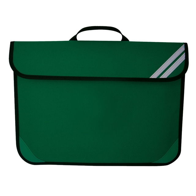 Bottle Green Book Bag