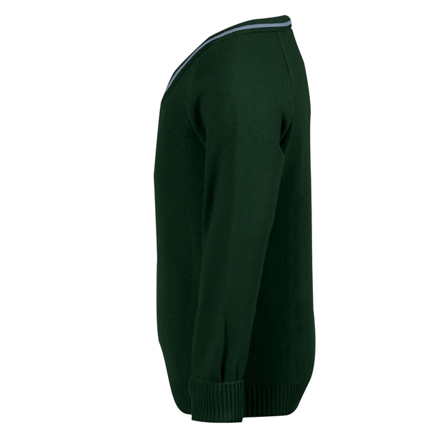 Launceston Primary School V-Neck Jumper with Stripe