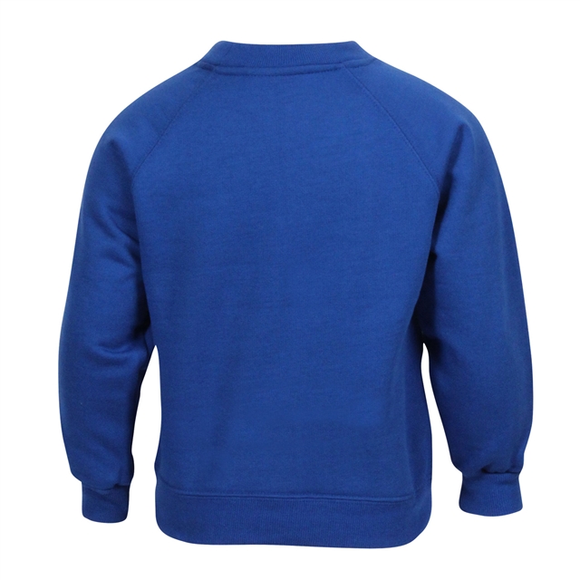 Royal Blue Crew Neck School Sweatshirt