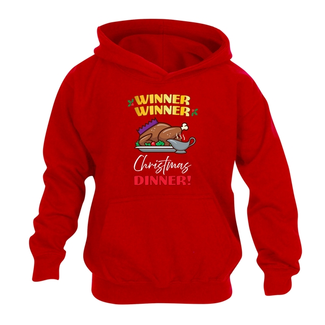 Winner Winner Christmas Dinner Hoodie - Child