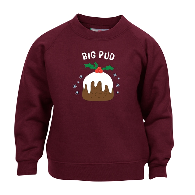 Child Christmas Jumper with Big Pud Design