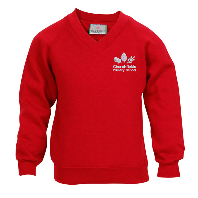 Churchfields Primary School V Neck Sweatshirt