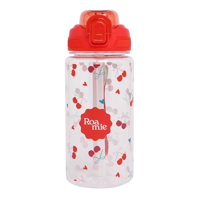 Roamie Cherry Sweet print plain kids reusable water bottle made from recycled materials