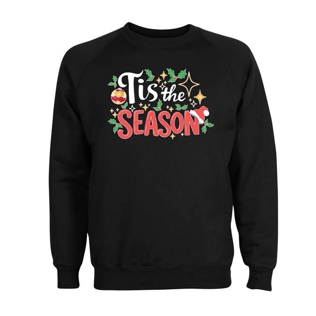 Tis The Season Christmas Sweatshirt - Adult