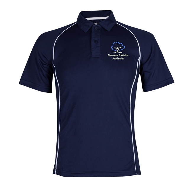 Glenmoor & Winton Academy Unisex PE Polo - With Logo