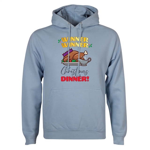 Winner Winner Christmas Dinner Hoodie - Adult