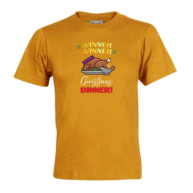 Winner Winner Christmas Dinner T-Shirt - Adult