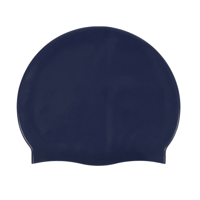 Navy Silicone Kids' Swimming Cap
