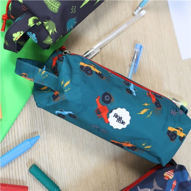 Eco Friendly Monster Truck Kids Pencil Case