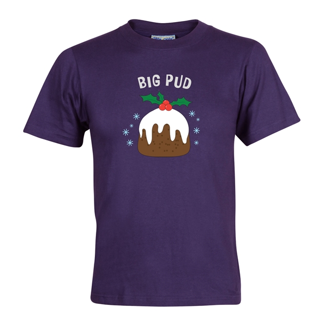 Big Pud Christmas T-Shirt - Adult