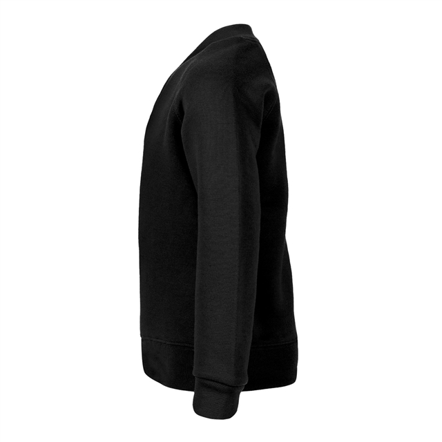 Cotton Rich Black V-Neck Sweatshirt