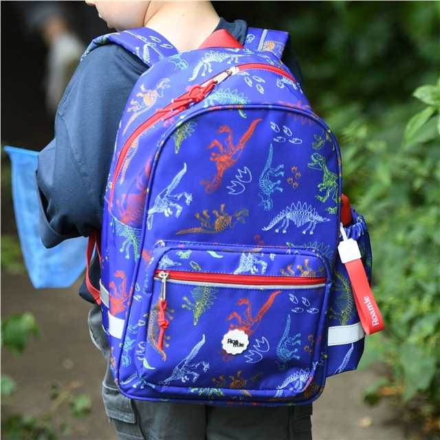 Eco Friendly Dino Skeleton Kids Backpack