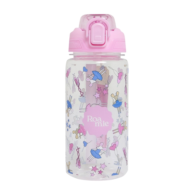 Roamie Ballerina print plain kids reusable water bottle made from recycled materials