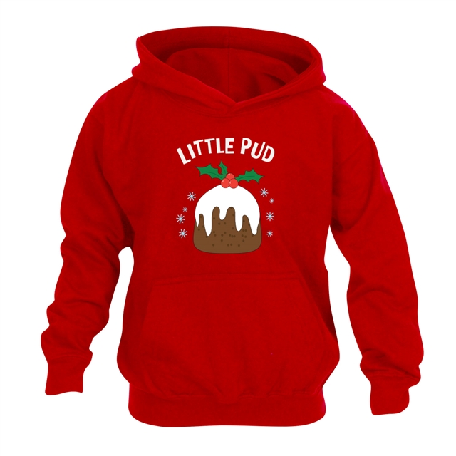 Little Pud Christmas Hoodie - Child