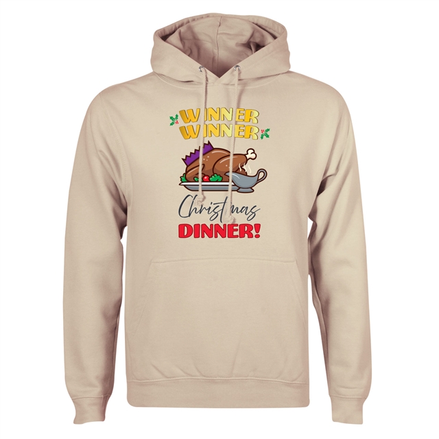Winner Winner Christmas Dinner Hoodie - Adult