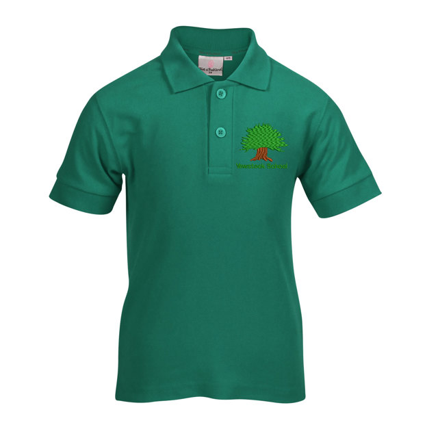 Yewstock School Green Polo Shirt - Year 7 to 9 