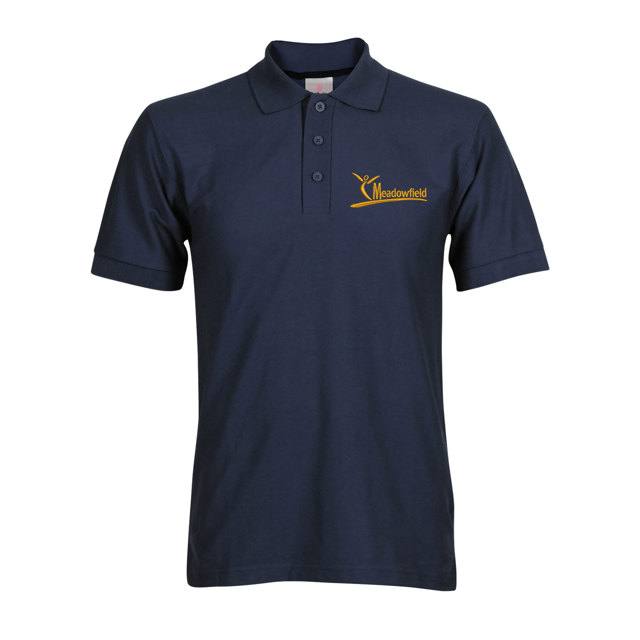 Meadowfield School Polo Shirt - Meadowfield Logo